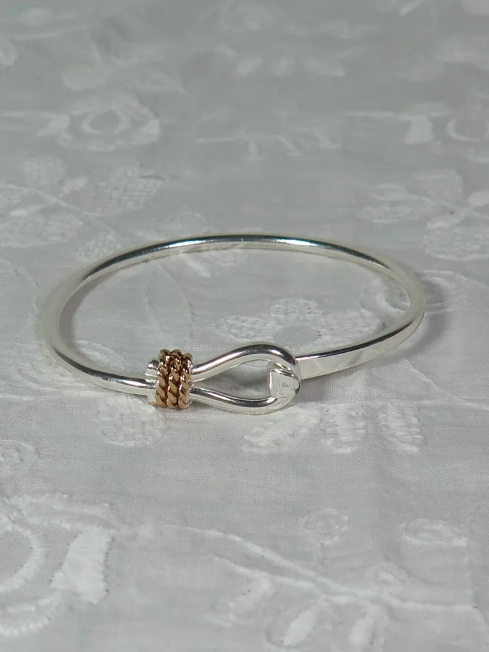 Stainless Steel Lariat Rope Bangle Bracelet